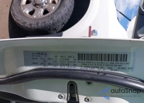 2018 Ram 2500 Laramie 4X4 6'4 Box z USA, uszkodzony, nr VIN 3C6UR5FL3JG127304